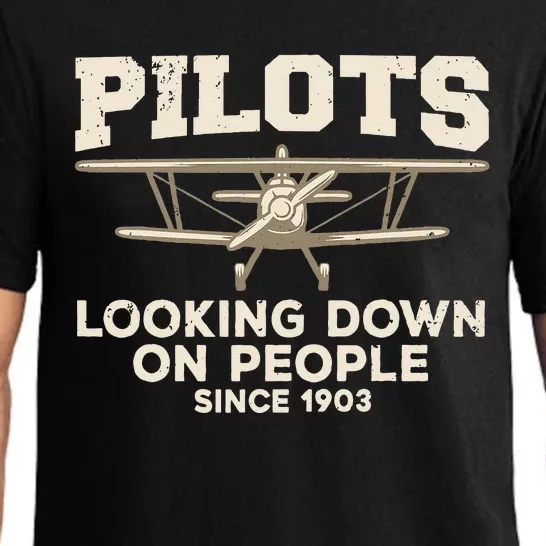 Cool Pilot For Wo Aircraft Pilot Airplane Flying Pajama Set