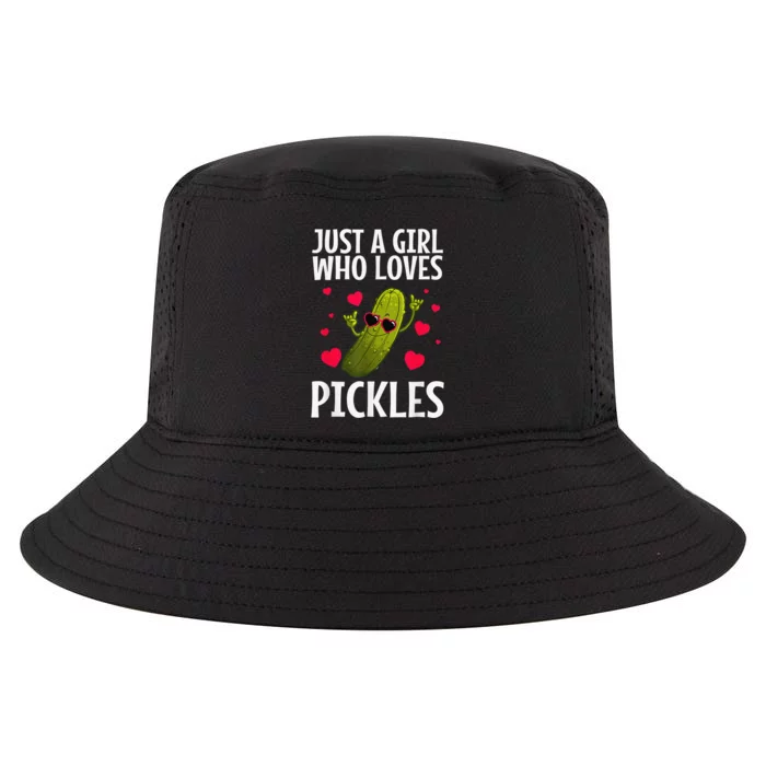 Cool Pickle For  Girls Pickles Dill Pickle Cucumber Cool Comfort Performance Bucket Hat