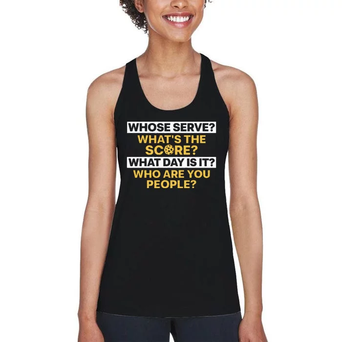 Cool Pickleball For Wo Pickleball Lover Tournament Women's Racerback Tank