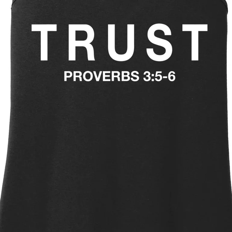 Cool Proverbs For Christians Proverbs 3:56 About Trust Ladies Essential Tank