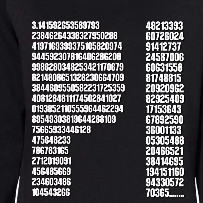 Cool Pi Filled Pi Day Math Lover Gift Womens California Wash Sweatshirt