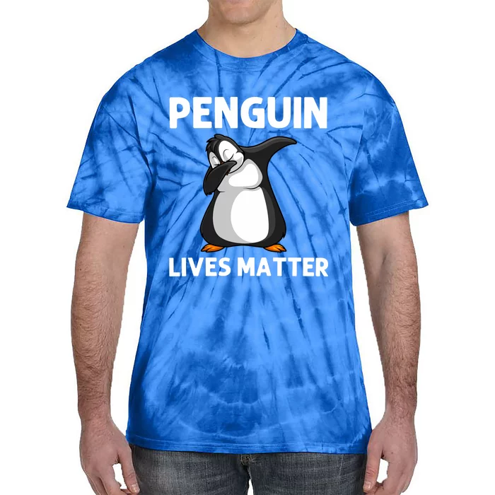 Cute Penguin For Zookeeper Penguin Lovers Dabbing Tie-Dye T-Shirt