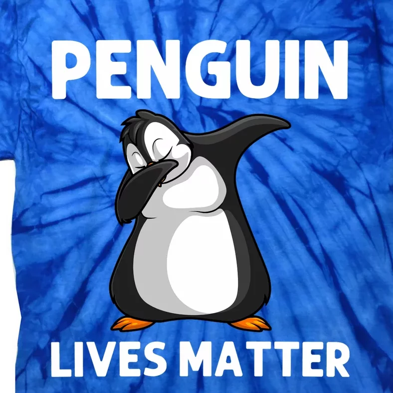 Cute Penguin For Zookeeper Penguin Lovers Dabbing Tie-Dye T-Shirt