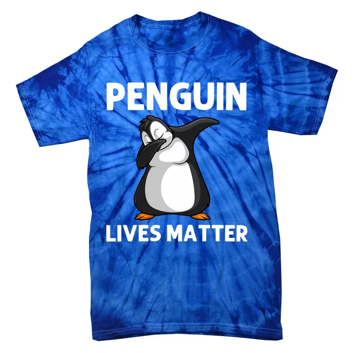 Cute Penguin For Zookeeper Penguin Lovers Dabbing Tie-Dye T-Shirt