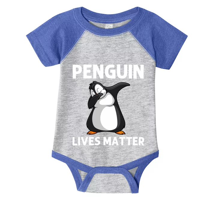 Cute Penguin For Zookeeper Penguin Lovers Dabbing Infant Baby Jersey Bodysuit