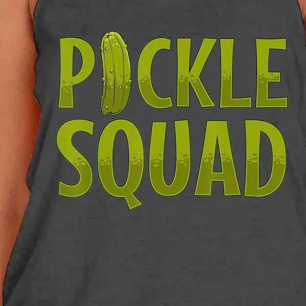 Cool Pickle For Vegan Pickles Dill Pickle Cucumber Women's Knotted Racerback Tank