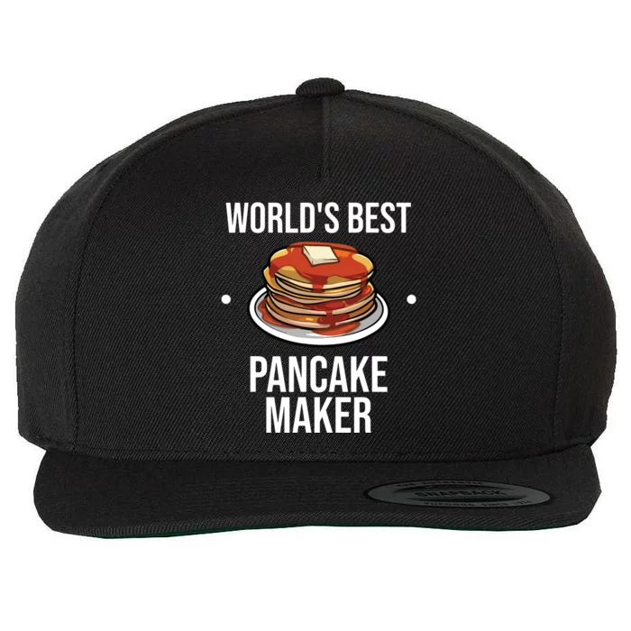 Cool Pancake For Men Women Pancake Maker Breakfast Food Cake Wool Snapback Cap