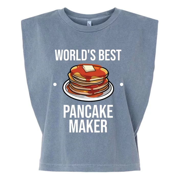 Cool Pancake For Men Women Pancake Maker Breakfast Food Cake Garment-Dyed Women's Muscle Tee