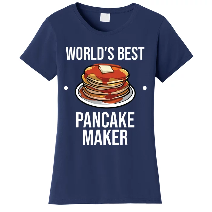 Cool Pancake For Men Women Pancake Maker Breakfast Food Cake Women's T-Shirt