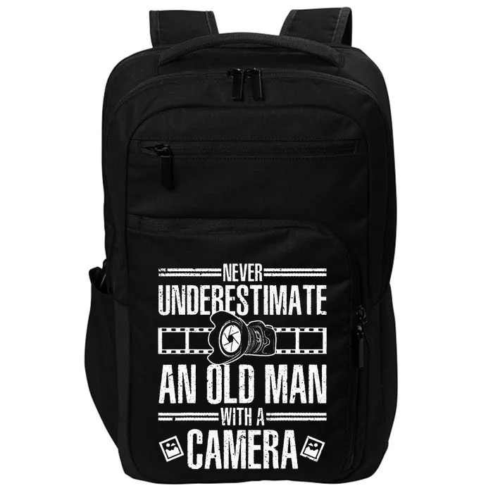 Cool Photography For Grandpa Photographer Camera Lover Impact Tech Backpack