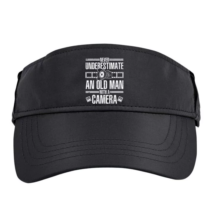 Cool Photography For Grandpa Photographer Camera Lover Adult Drive Performance Visor