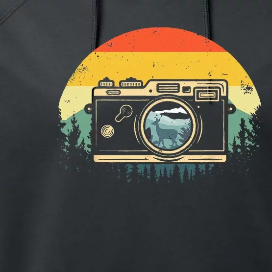 Cool Photography For Women Photographer Camera Lover Performance Fleece Hoodie