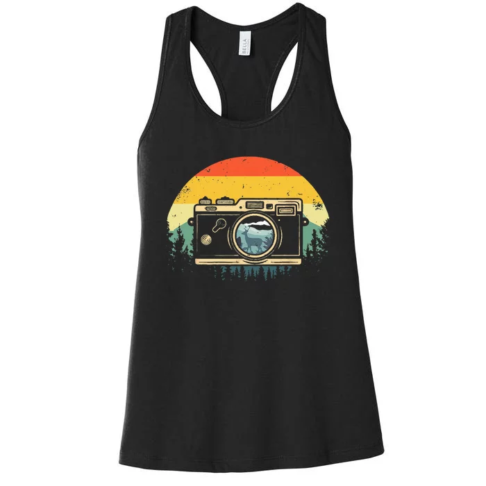 Cool Photography For Women Photographer Camera Lover Women's Racerback Tank