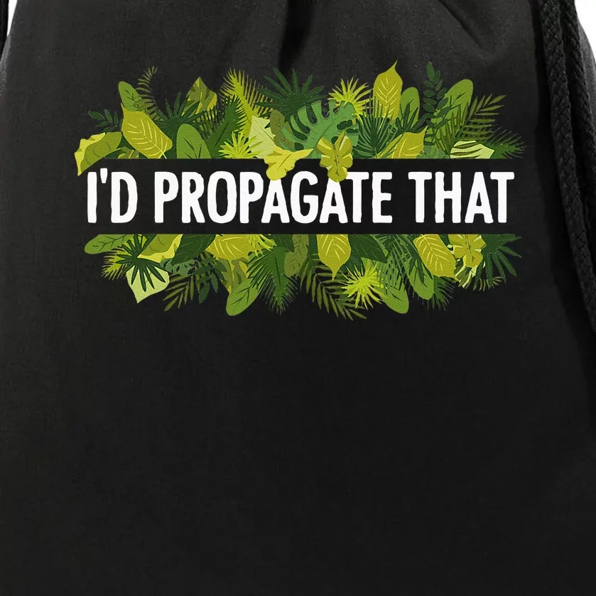 Cool Plant For Men Women Propagation Plant Lover Gardener Drawstring Bag