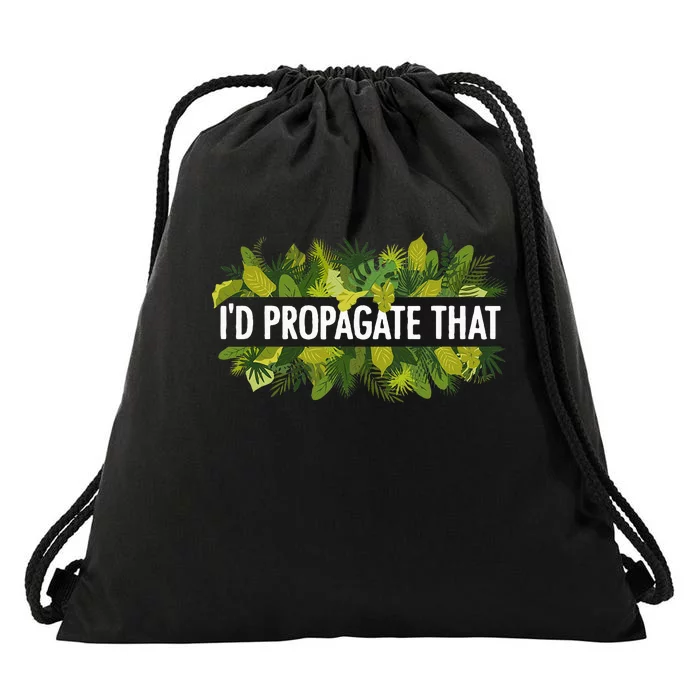 Cool Plant For Men Women Propagation Plant Lover Gardener Drawstring Bag