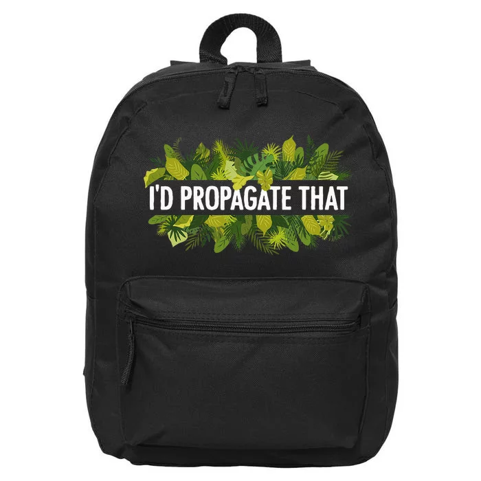 Cool Plant For Men Women Propagation Plant Lover Gardener 16 in Basic Backpack