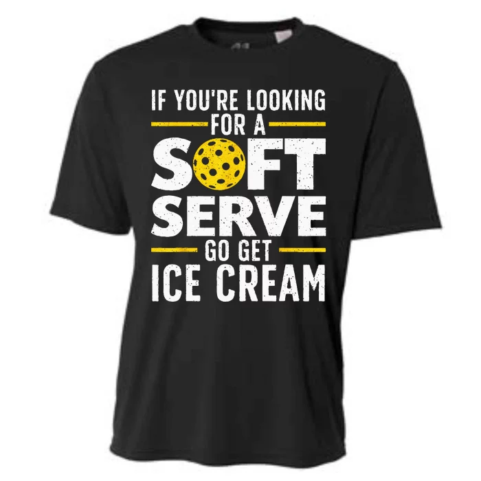 Cool Pickleball For Wo Pickle Ball Player Soft Serve Cooling Performance Crew T-Shirt