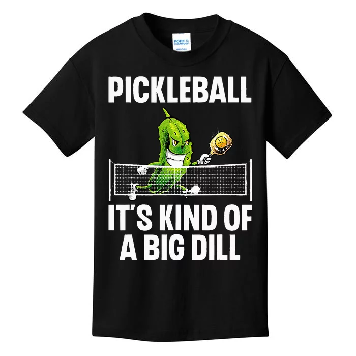 Cool Pickleball For Wo Pickle Ball Player Big Dill Kids T-Shirt