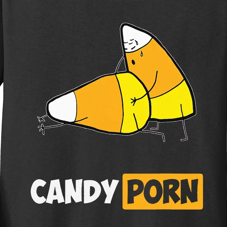 Candy Porn Funny Halloween Gift Kids Long Sleeve Shirt