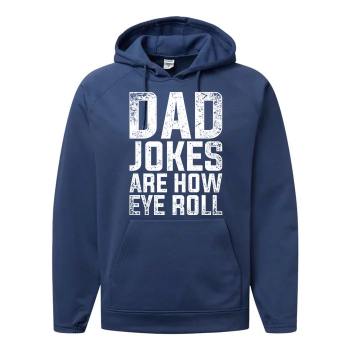 Cringe Puns Fathers Day Gift Humorous Sarcastic Dad Jokes Gift Performance Fleece Hoodie