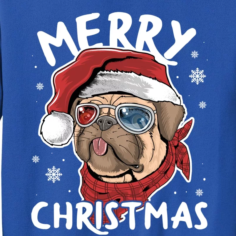 Christmas Pug Funny Christmas Pjs For Family And Dog Lovers Gift Tall Sweatshirt