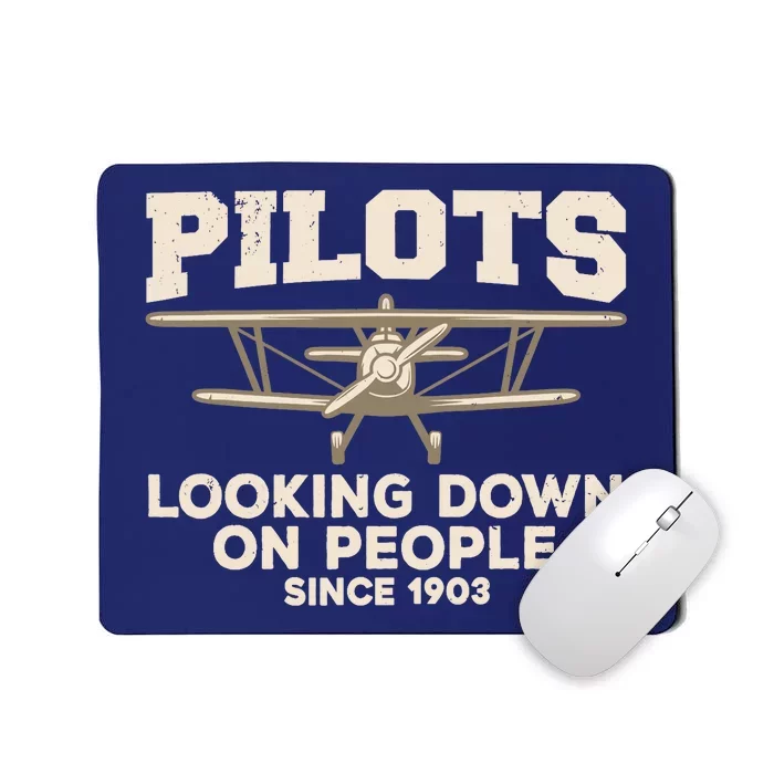 Cool Pilot For Aircraft Pilot Airplane Flying Mousepad