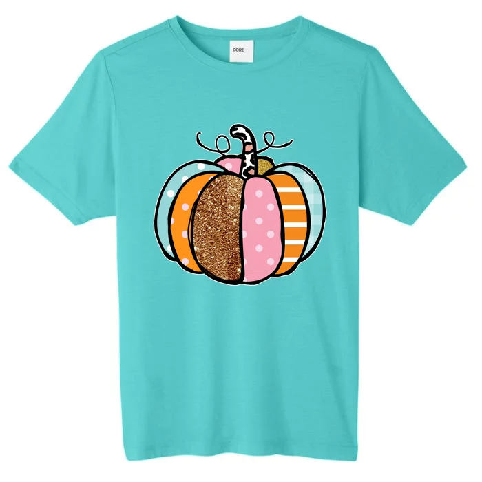 Colorful Pumpkin Festive Fall ChromaSoft Performance T-Shirt