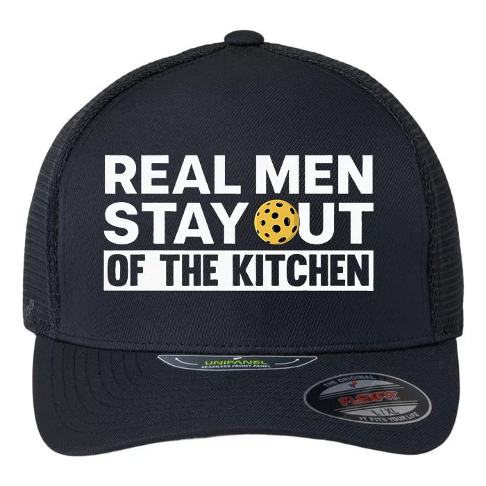 Cool Pickleball For Men Dad Pickle Ball Sports Team Kitchen Flexfit Unipanel Trucker Cap