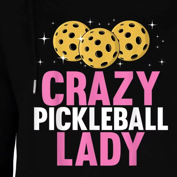 Cool Pickleball For Women, Pickleball Player & Lover Womens Funnel Neck Pullover Hood