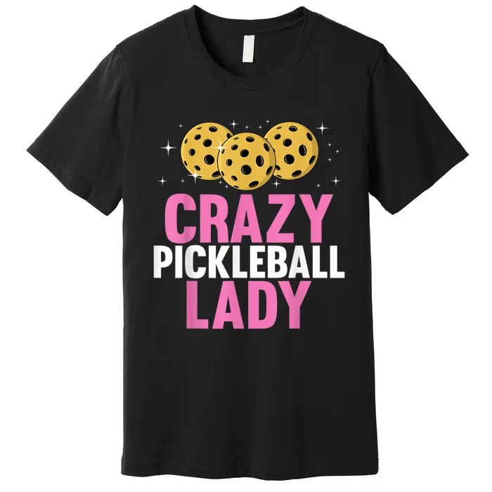 Cool Pickleball For Women, Pickleball Player & Lover Premium T-Shirt