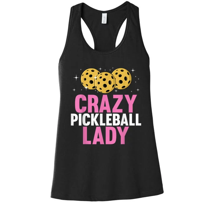 Cool Pickleball For Women, Pickleball Player & Lover Women's Racerback Tank