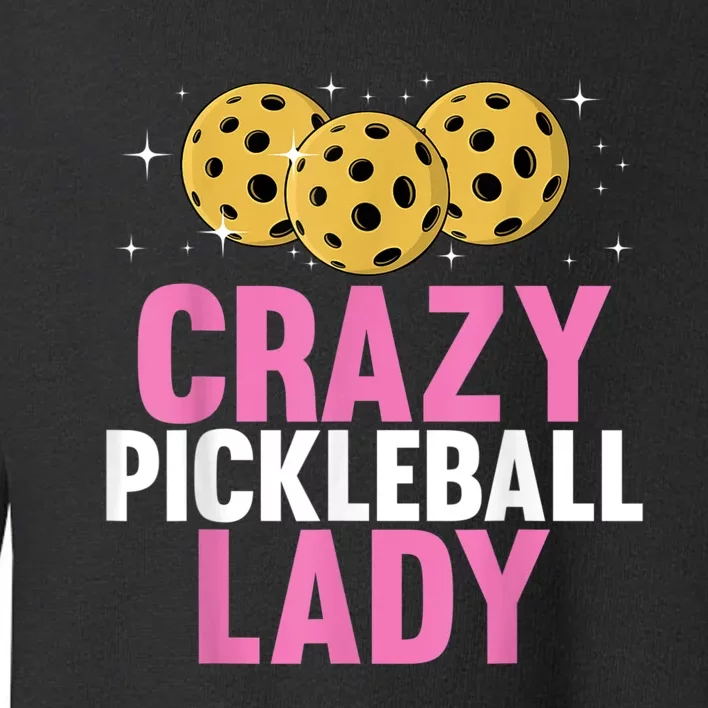 Cool Pickleball For Women, Pickleball Player & Lover Toddler Sweatshirt