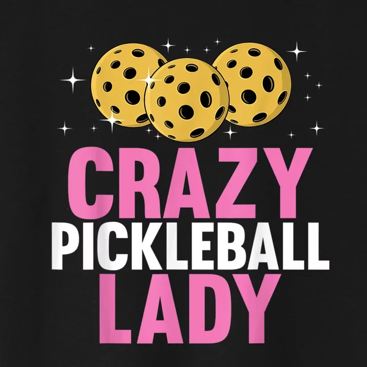 Cool Pickleball For Women, Pickleball Player & Lover Women's Crop Top Tee