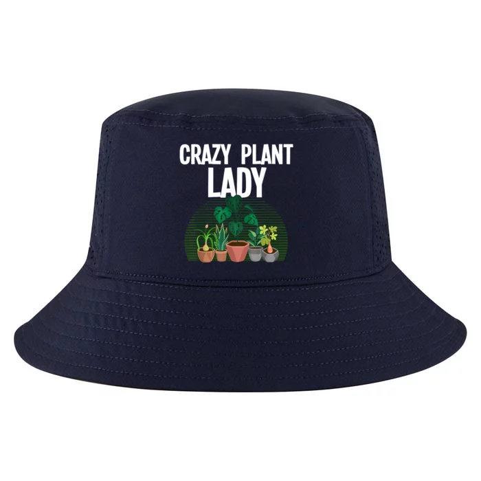 Cute Plant For Women Mom Crazy Plant Lady Gardening Plants Cool Comfort Performance Bucket Hat