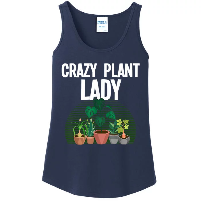 Cute Plant For Women Mom Crazy Plant Lady Gardening Plants Ladies Essential Tank