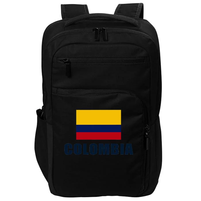 Colombian Pride Flag Gift Impact Tech Backpack