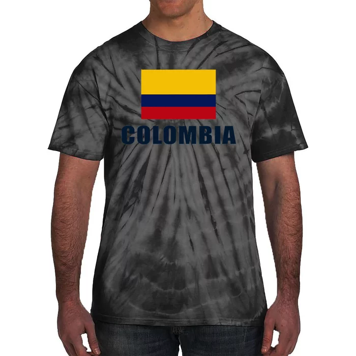 Colombian Pride Flag Gift Tie-Dye T-Shirt