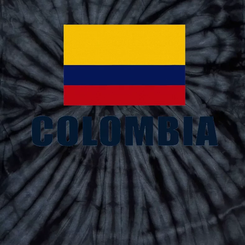 Colombian Pride Flag Gift Tie-Dye T-Shirt