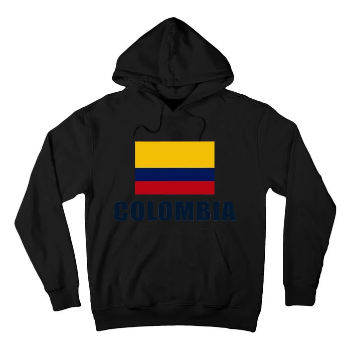 Colombian Pride Flag Gift Tall Hoodie