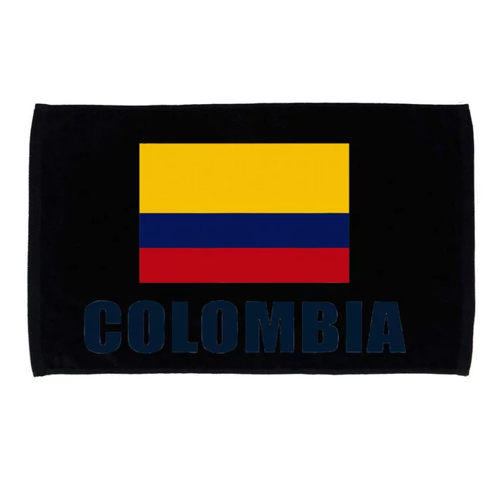 Colombian Pride Flag Gift Microfiber Hand Towel