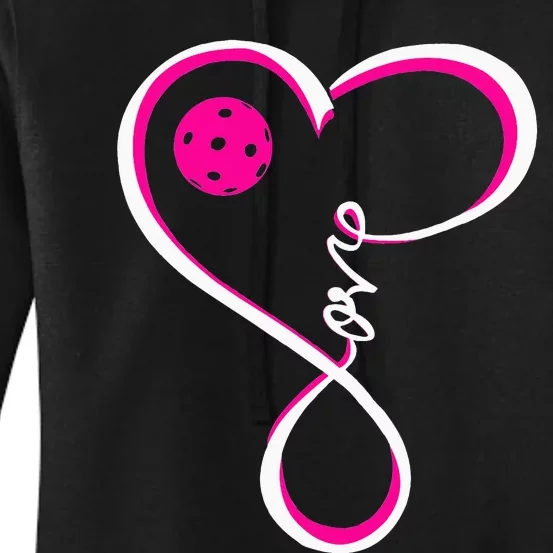 Cute Pickleball For  Ladies I Love Pickleball Women's Pullover Hoodie