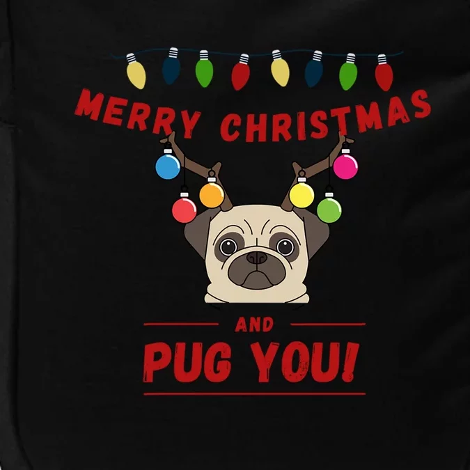 Christmas Pug Gift Impact Tech Backpack