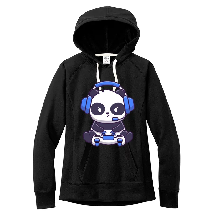 Cute Panda Gaming Women's Fleece Hoodie