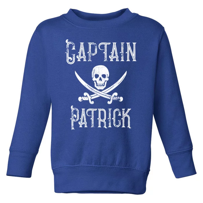 Captain Patrick Gift Personalized Boating Lover Owner Item Gift Toddler Sweatshirt