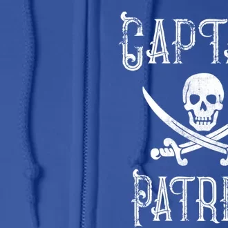 Captain Patrick Gift Personalized Boating Lover Owner Item Gift Full Zip Hoodie