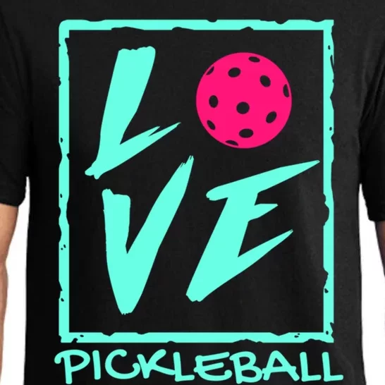 Cute Pickleball Gift Love Pickleball Gift Pajama Set