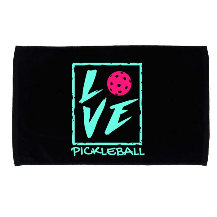 Cute Pickleball Gift Love Pickleball Gift Microfiber Hand Towel