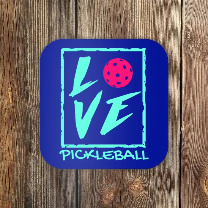 Cute Pickleball Gift Love Pickleball Gift Coaster