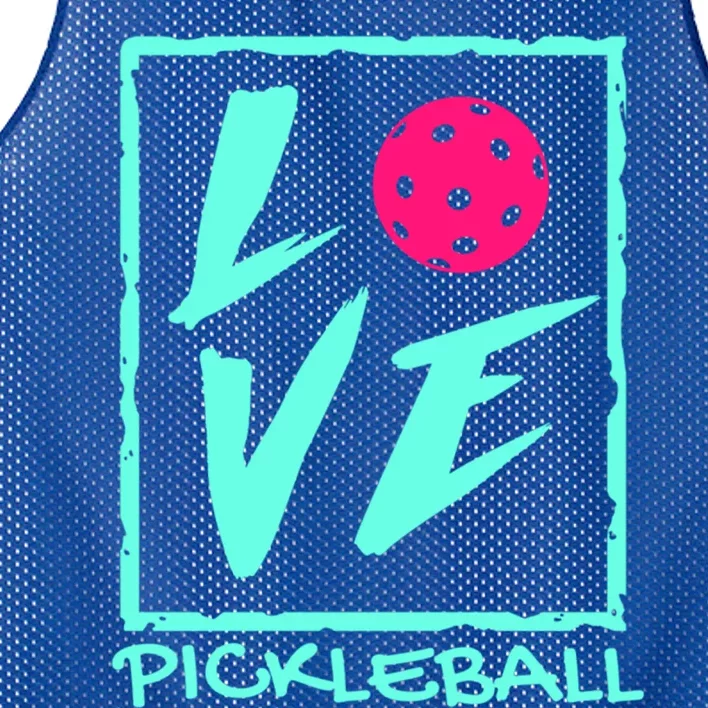 Cute Pickleball Gift Love Pickleball Gift Mesh Reversible Basketball Jersey Tank