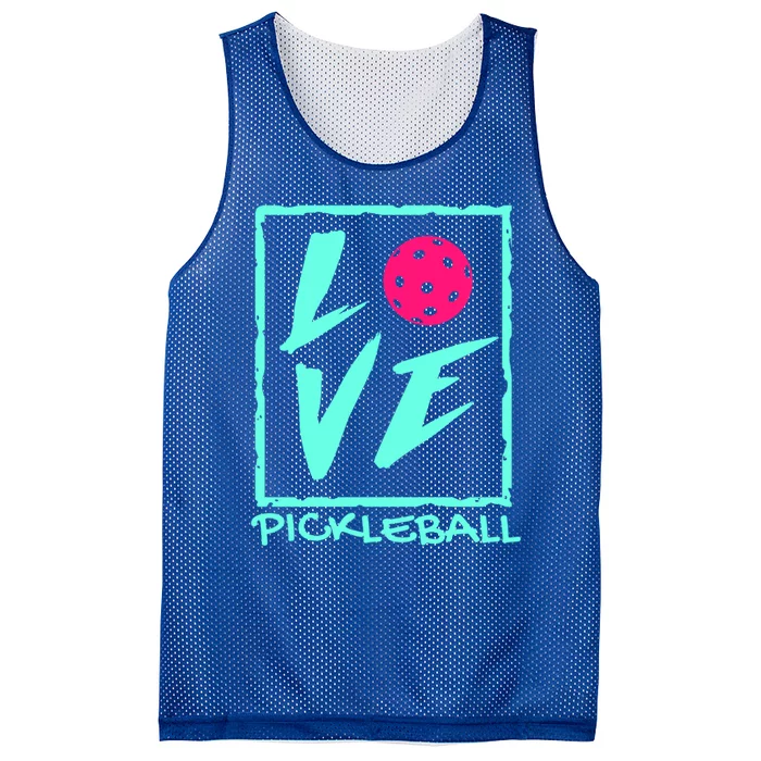 Cute Pickleball Gift Love Pickleball Gift Mesh Reversible Basketball Jersey Tank